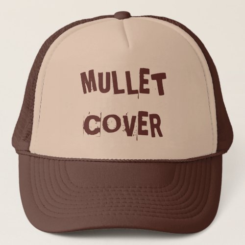 MULLET COVER TRUCKER HAT