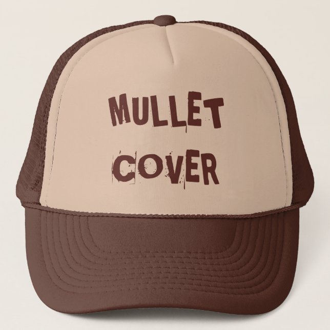 MULLET COVER TRUCKER HAT (Front)