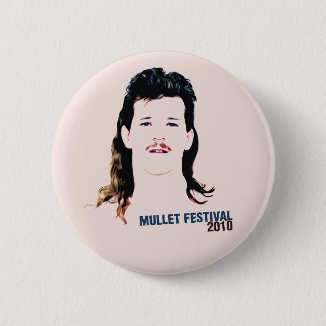 Mullet Festival 2010 Button (Front)