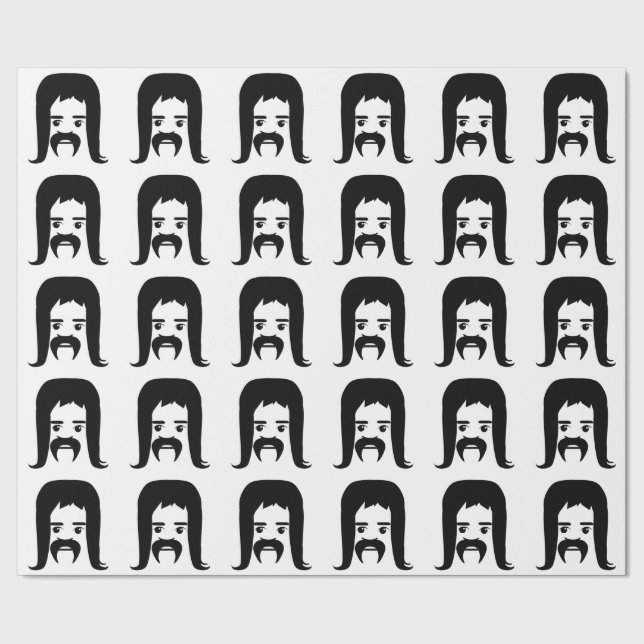 Mullet Party Wrapping Paper (Seam)