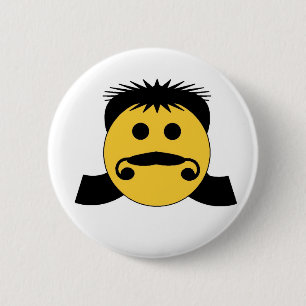 Mullet Pinback Button