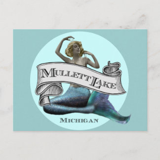 Mullett Lake Mermaid Postcard