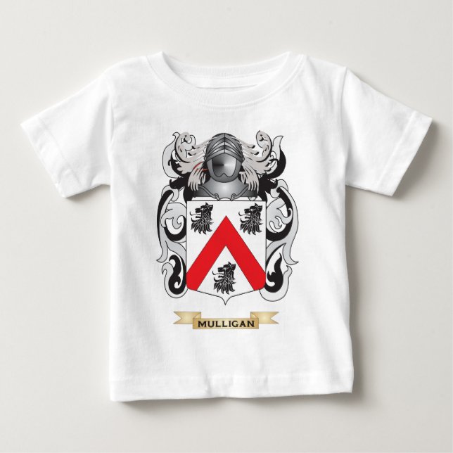 Mulligan Coat of Arms (Family Crest) Baby T-Shirt (Front)