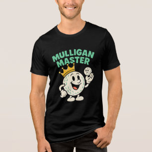 Mulligan Master Golf Humor Collection Tri-Blend Shirt