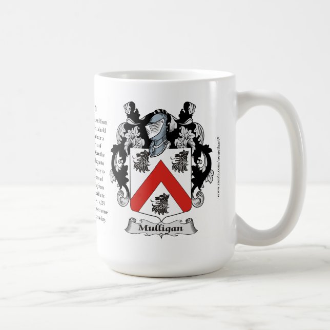 Mulligan, the Origin, the Meaning and the Crest Coffee Mug (Right)