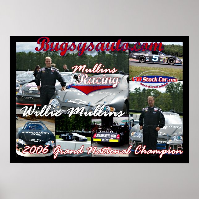 Mulling Racing Collage Poster (Front)