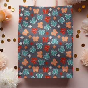 Multcolor Butterfly Cartoon Large Gift Bag