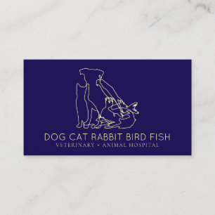 Multi Animal Rescue Adoption Group Business Card