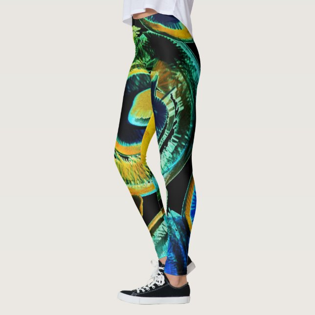 Multi-color Abstract Leggings (Left)