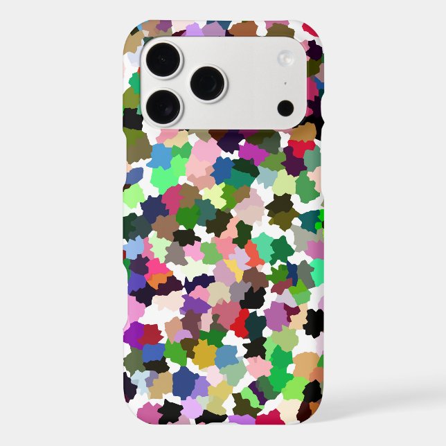 Multi-Color Abstract Pattern Case-Mate iPhone Case (Back)