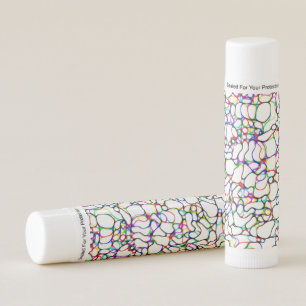 Multi-Color Abstract Pattern Lip Balm