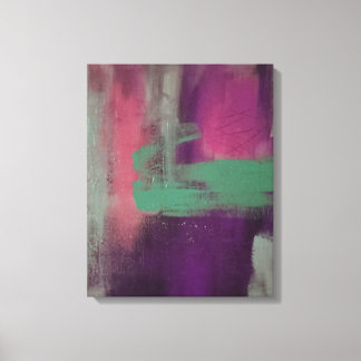 Multi-Color Abstract Stretched Canvas Print