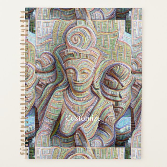 multi-color aura buddha Thunder_Cove Planner (Front)