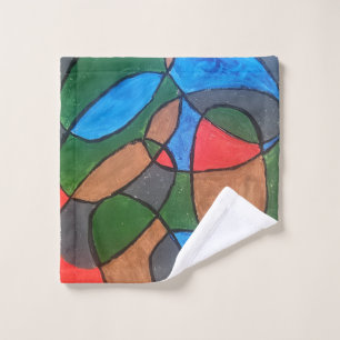 Multi Color Bathroom Towel Set