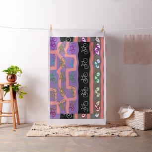 MULTI COLOR BICYCLES FABRIC