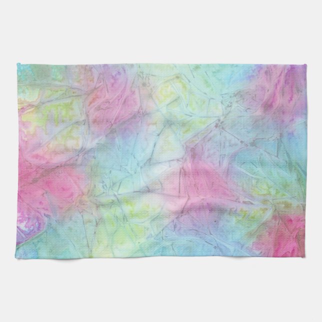 Multi Color Blur Kitchen Towel (Horizontal)