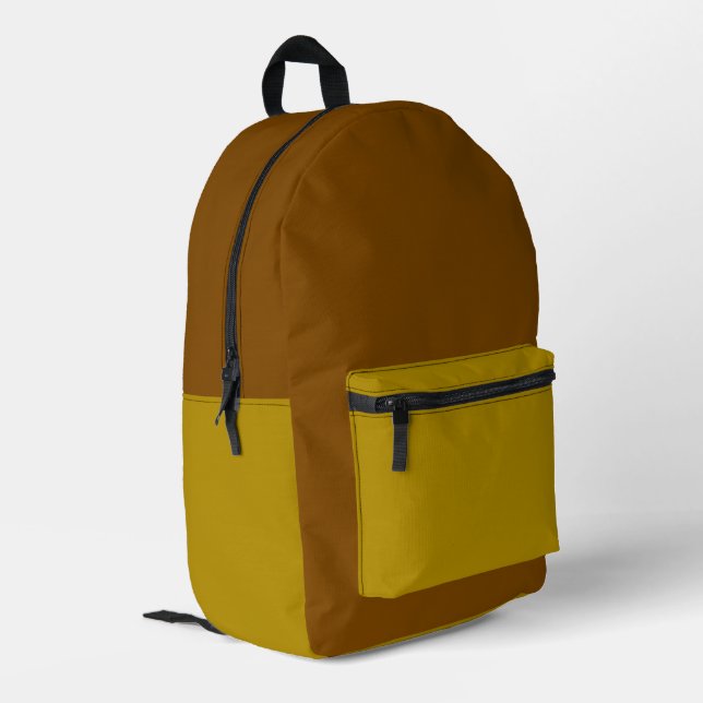 Multi-Color Brown Backpack (Back Corner Left)