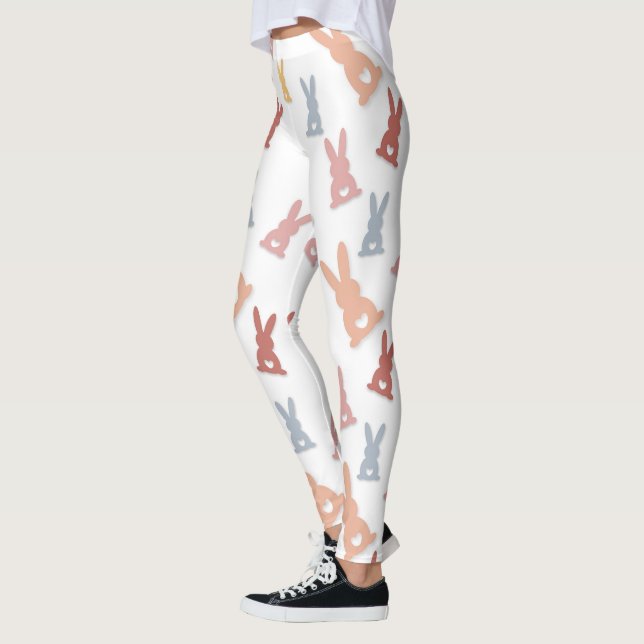 Multi-Color Bunny Rabbit leggings (Left)