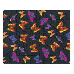 Multi Color Butterflies Jigsaw Puzzle