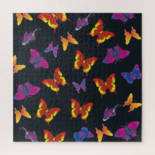 Multi Color Butterflies Jigsaw Puzzle