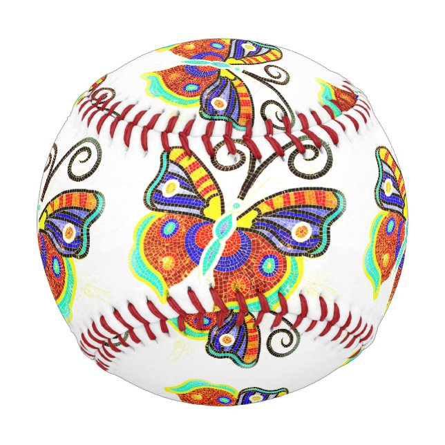 Multi-color butterfly any background Thunder_Cove Baseball (Front)