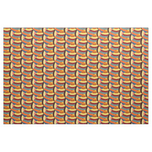 multi-color chic contemporary chevrons fabric