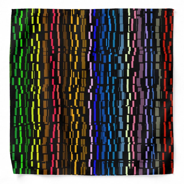 Multi Color COOL Pattern Bandana (Front)