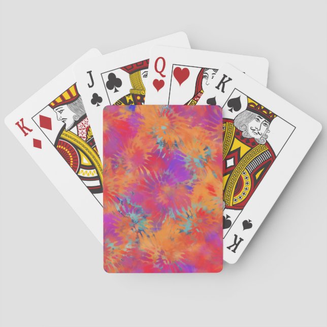 Multi color deck of cards (Back)