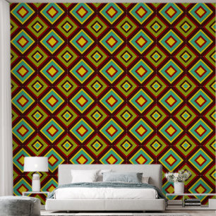 Multi‑Color Diagonal Stripes Wallpaper – Modern