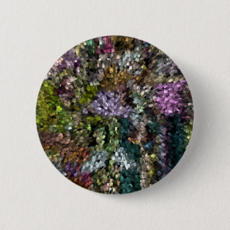 Multi-Color Digital Abstract Pinback Button