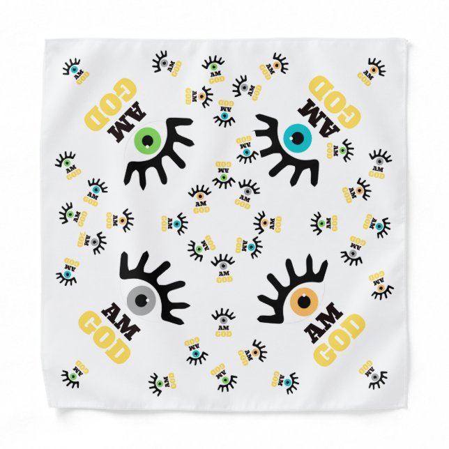 Multi Color Eye AM Bandana (Front)
