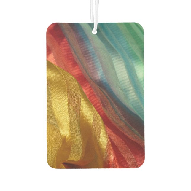 Multi Color Fabric Rainbow Air Freshener (Back)