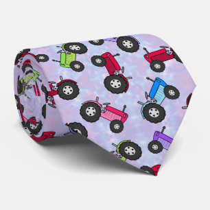 Multi color Farm Tractor Tie