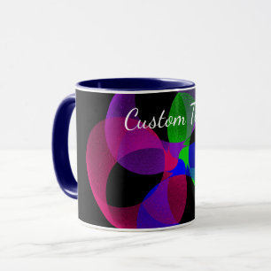 Multi Color Geometric Fusion Coffee Mug