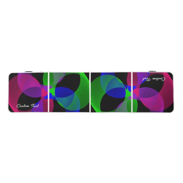 Multi Color Geometric Fusion Ping Pong Table (Top)