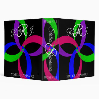 Multi Color Geometric Interchange Binder