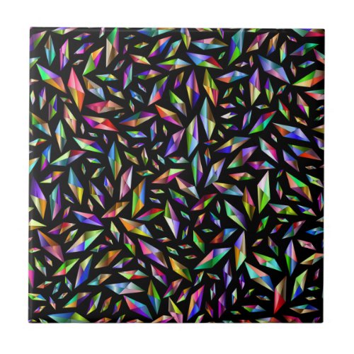 Multi color  glitter confetti   ceramic tile