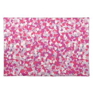 multi Color Heart Confetti2 Placemat