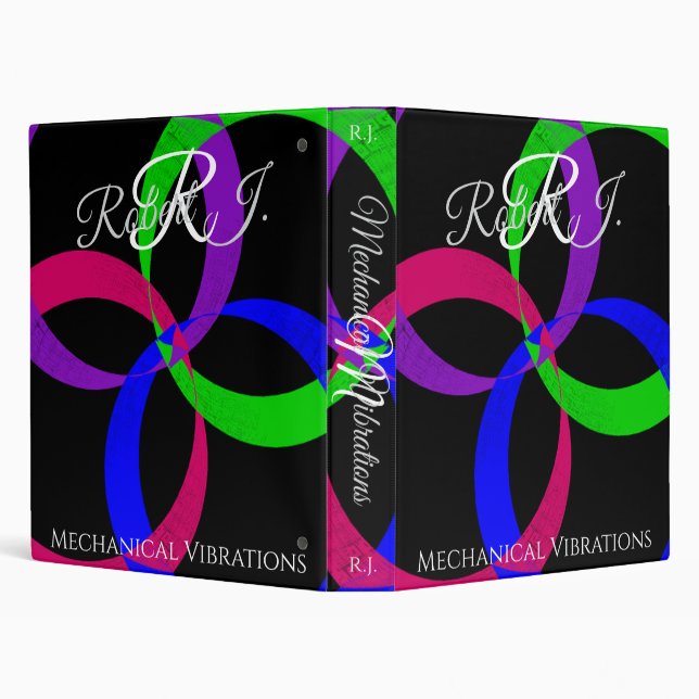 Multi Color Interchange Geometric Binder (Background)