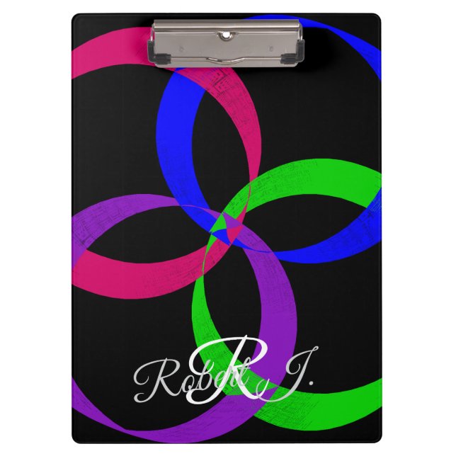 Multi Color Interchange Geometric Clipboard (Front)