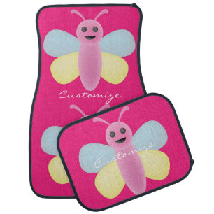 Multi-color Kawaii Bee Thunder_Cove Car Floor Mat
