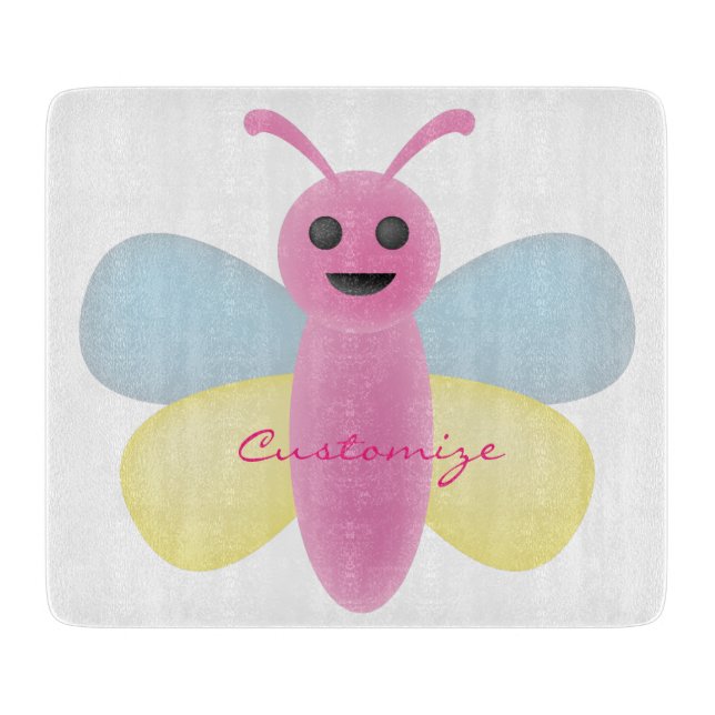 Multi-color Kawaii Bee Thunder_Cove Cutting Board (Front)