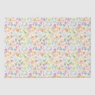 Multi-Color Layers of Lively Leaves Tissue Paper