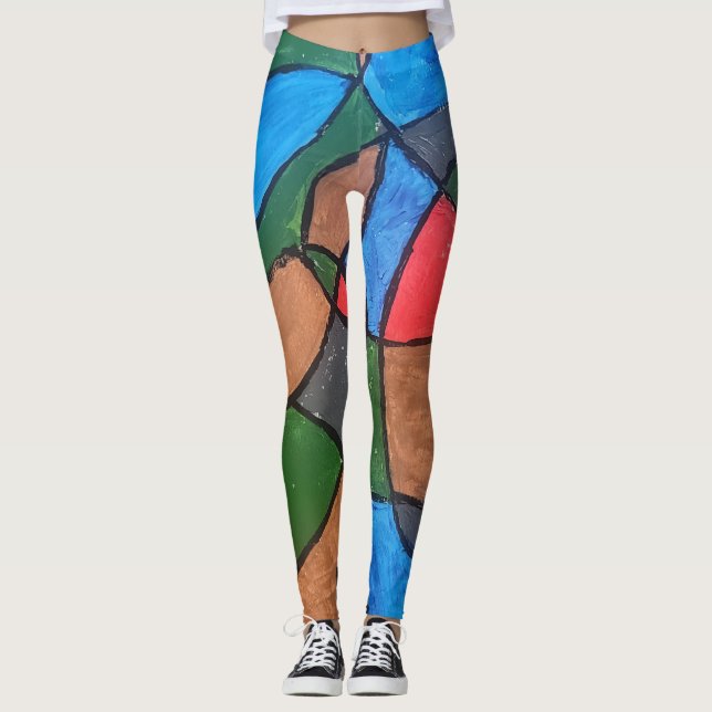 Multi Color Leggings (Front)