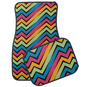 Multi Color Modern Cute Pattern Car Floor Mat