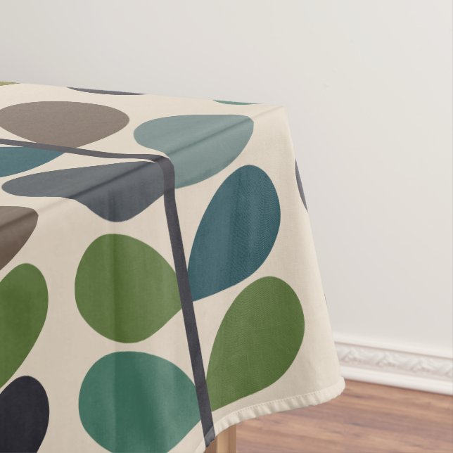 Multi-Color Modern multi stem kingfischer Tablecloth (In Situ)