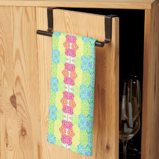 Multi-color mosaic kitchen towel