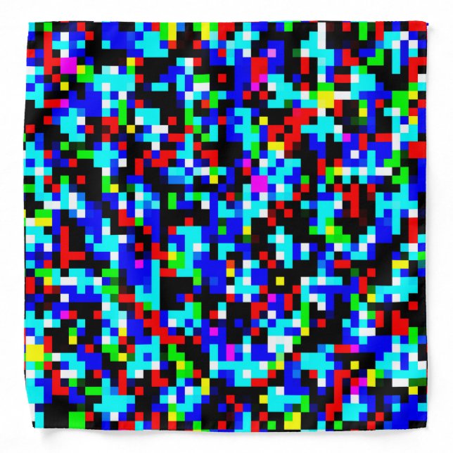 Multi-Color Pattern Bandana (Front)