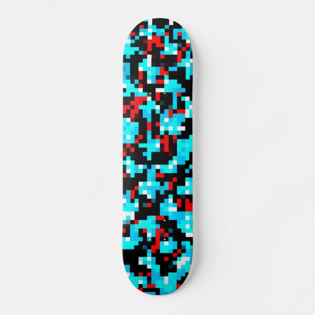 Multi-Color Pattern Cool Skateboard Deck (Front)