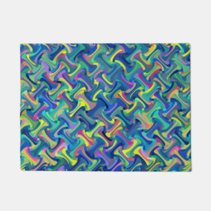 Multi-Color Pattern Doormat